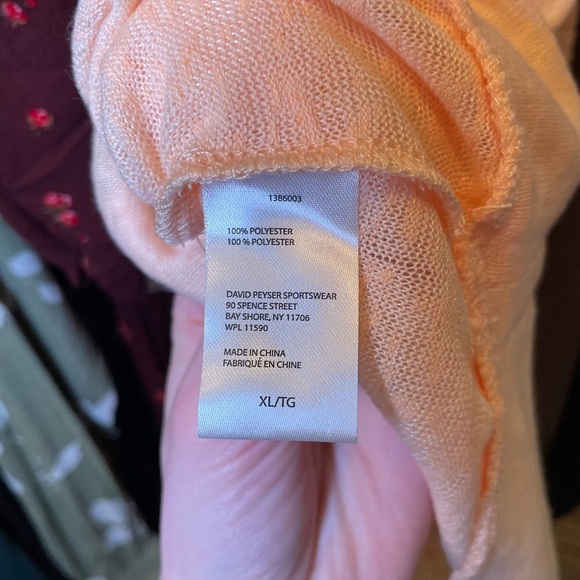 Weatherproof Orange Cowl Neck Sweater - Picture 4 of 4